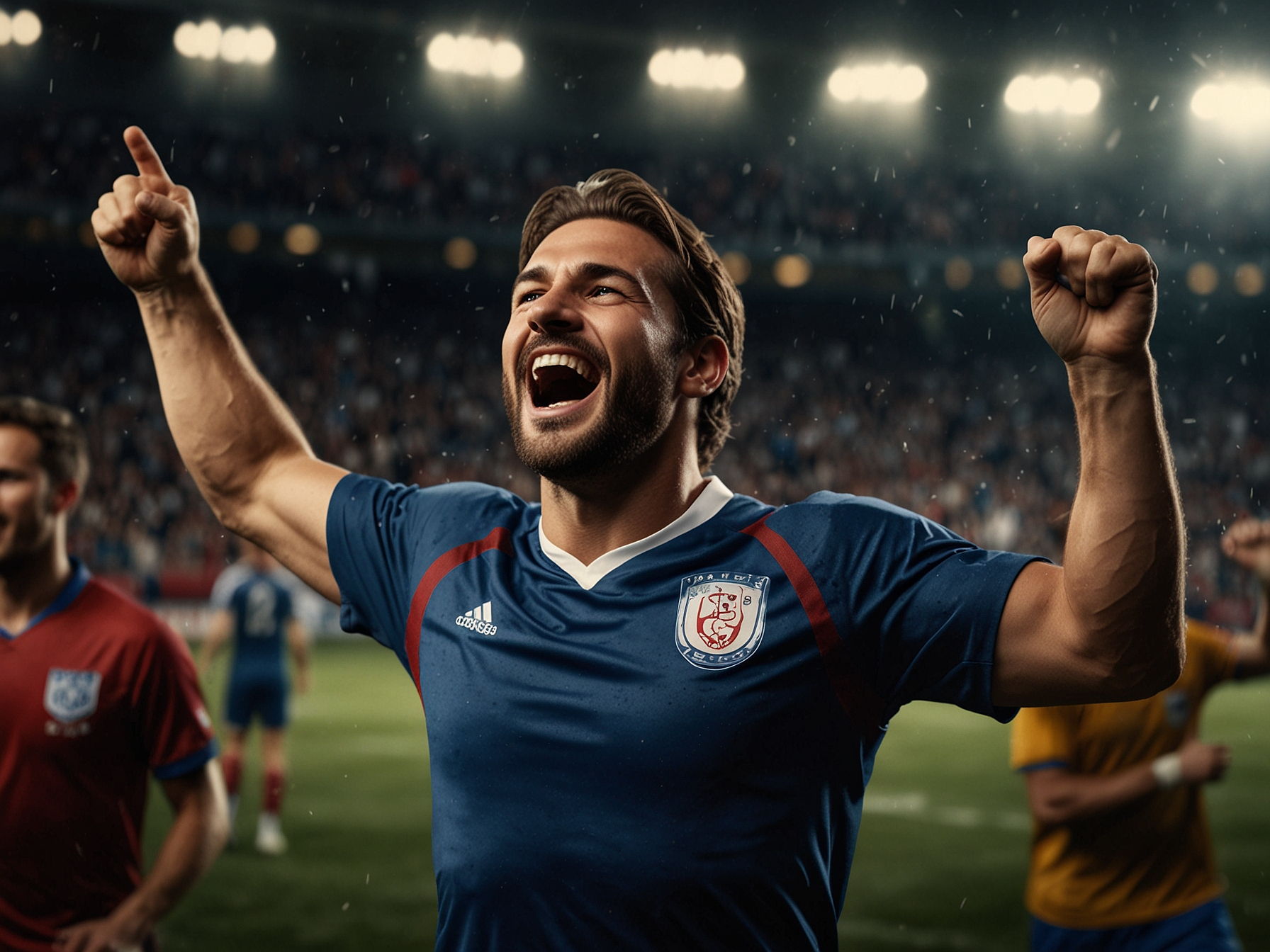 Athlete celebrating a win — Betwinner hero