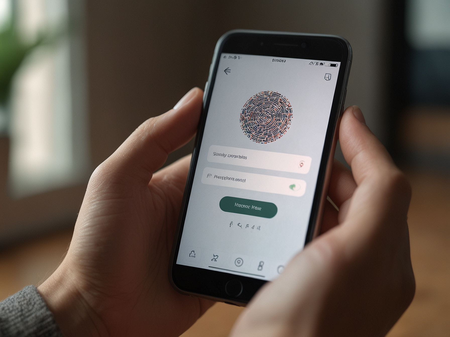 Secure login illustration